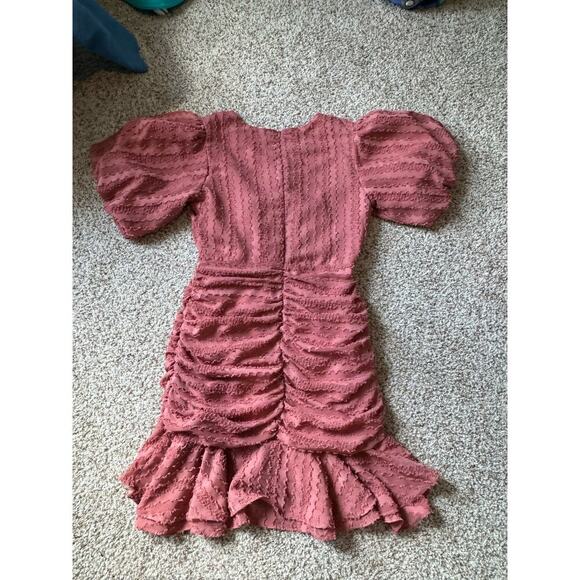 LULU's "Cherish the moment" Dress, size Medium, Rusty Rose - Picture 10 of 14